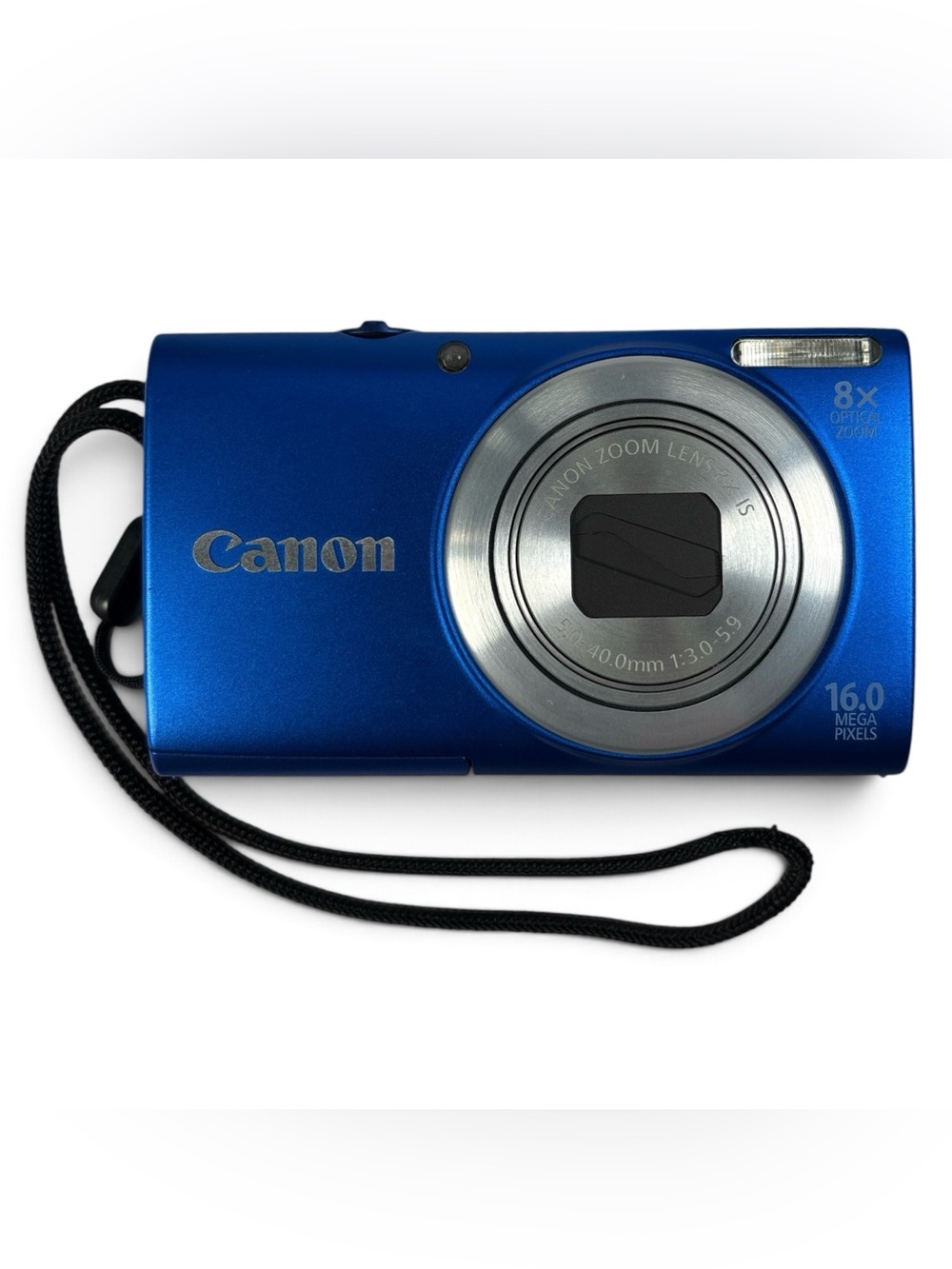 Canon PowerShot A4000 IS Digital Camera Blue 8x Zoom Not Tested Parts or Repair